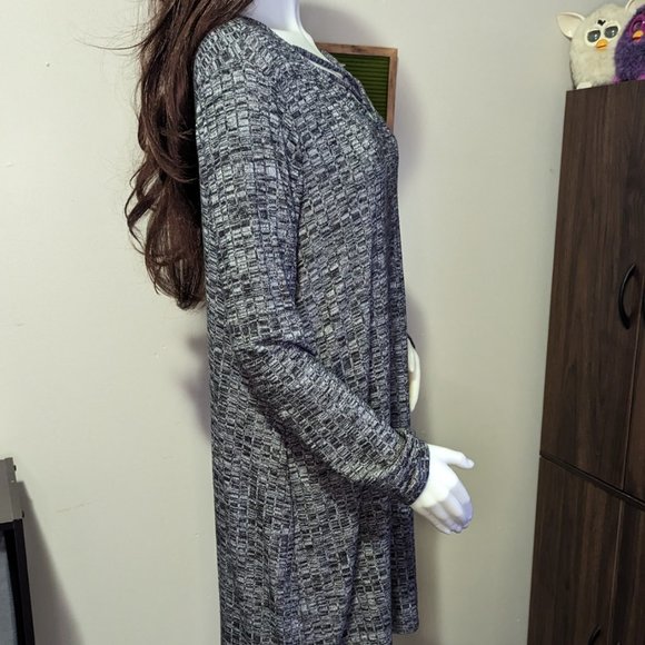 Maurices Soft Dark Grey Sweater Dress 0 EUC - Picture 4 of 5